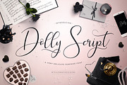 Dolly Script, a Script Font by Font Bundles (Thumbnail 1 of 29)