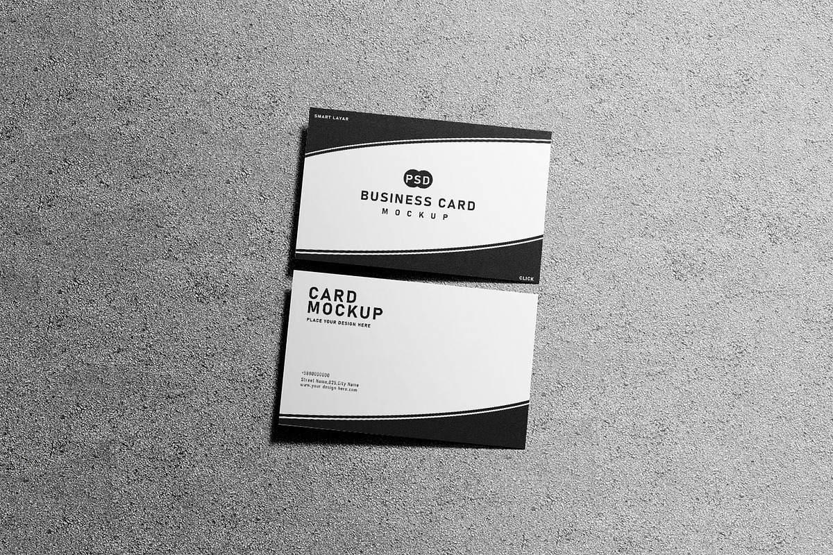 Business Card Mockup, an Advertising Mockup by pixelmock (Photo 2 of 13)