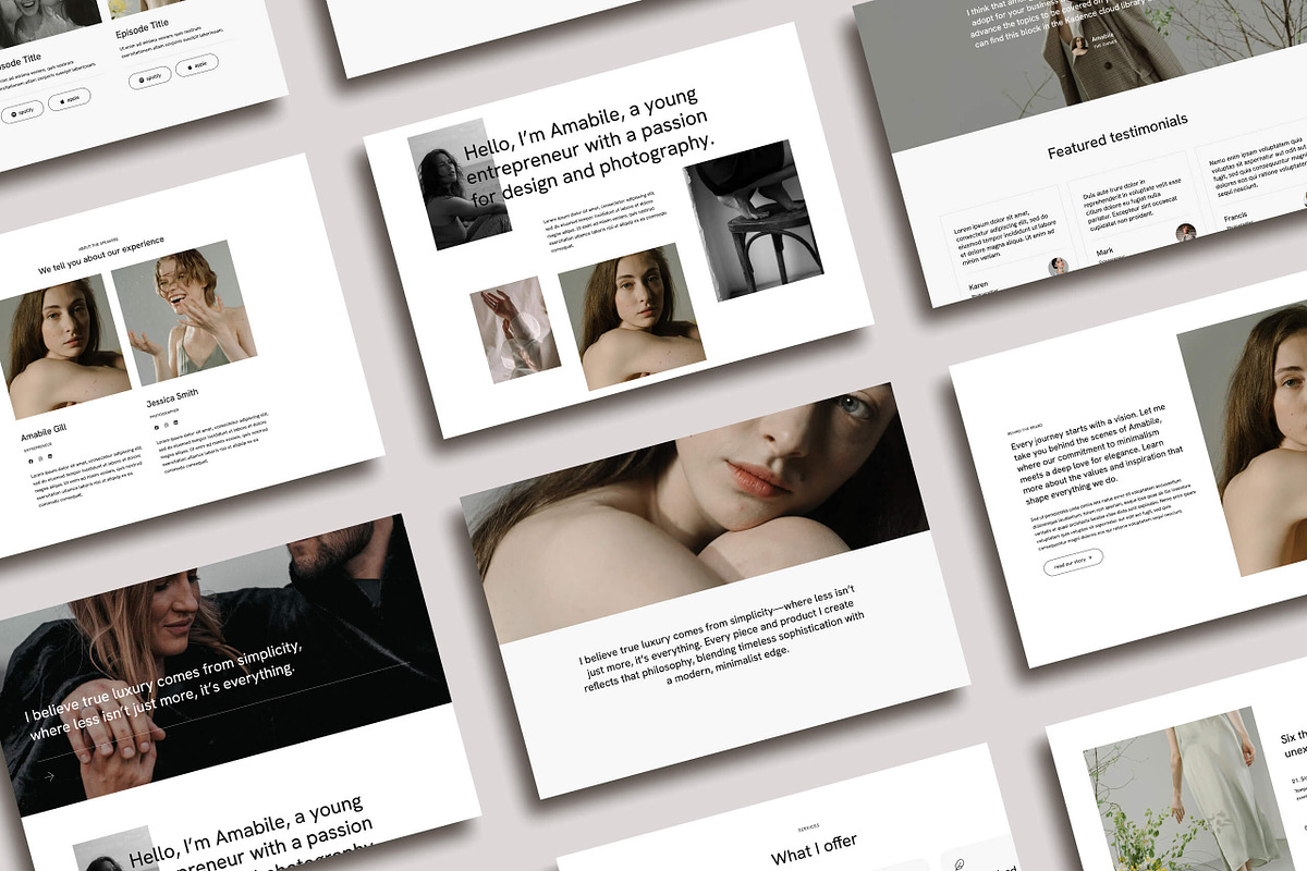 Amabile - Kadence & Wordpress Theme, a WordPress Template by Her creative details (Photo 2 of 5)