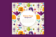 Halloween Party Vector Flat Banners, a Flyer Template by Anna_leni (Thumbnail 4 of 6)
