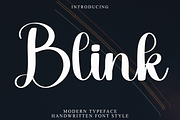 Blink, a Script Font by FreshTypeINK (Thumbnail 1 of 8)