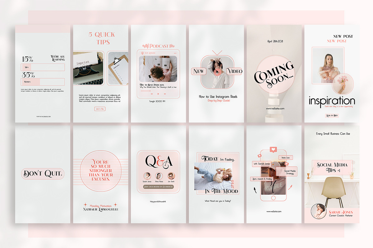 Insta Creator for Coach PS CANVA, a Social Media Template by goodesign (Photo 5 of 19)