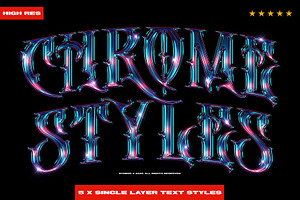 Chrome Text Styles 3.0