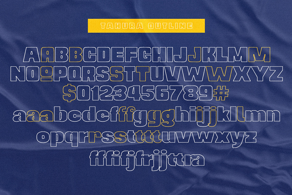 Tahura, a Sans Serif Font by Dora Typefoundry (Photo 13 of 15)