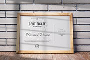 Clean Certificate Template, a Stationery Template by ResumeDevisers (Thumbnail 3 of 6)