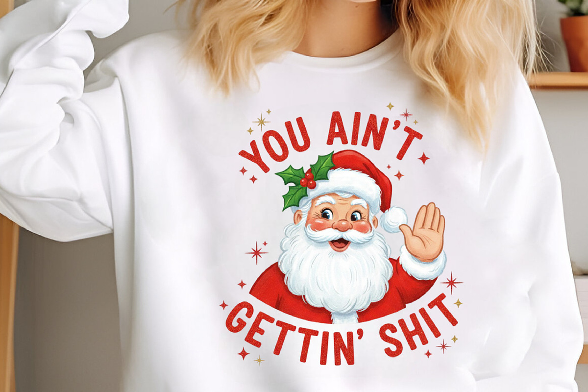 Funny Sarcastic Santa PNG, an Illustration by SinaCreation (Photo 2 of 7)