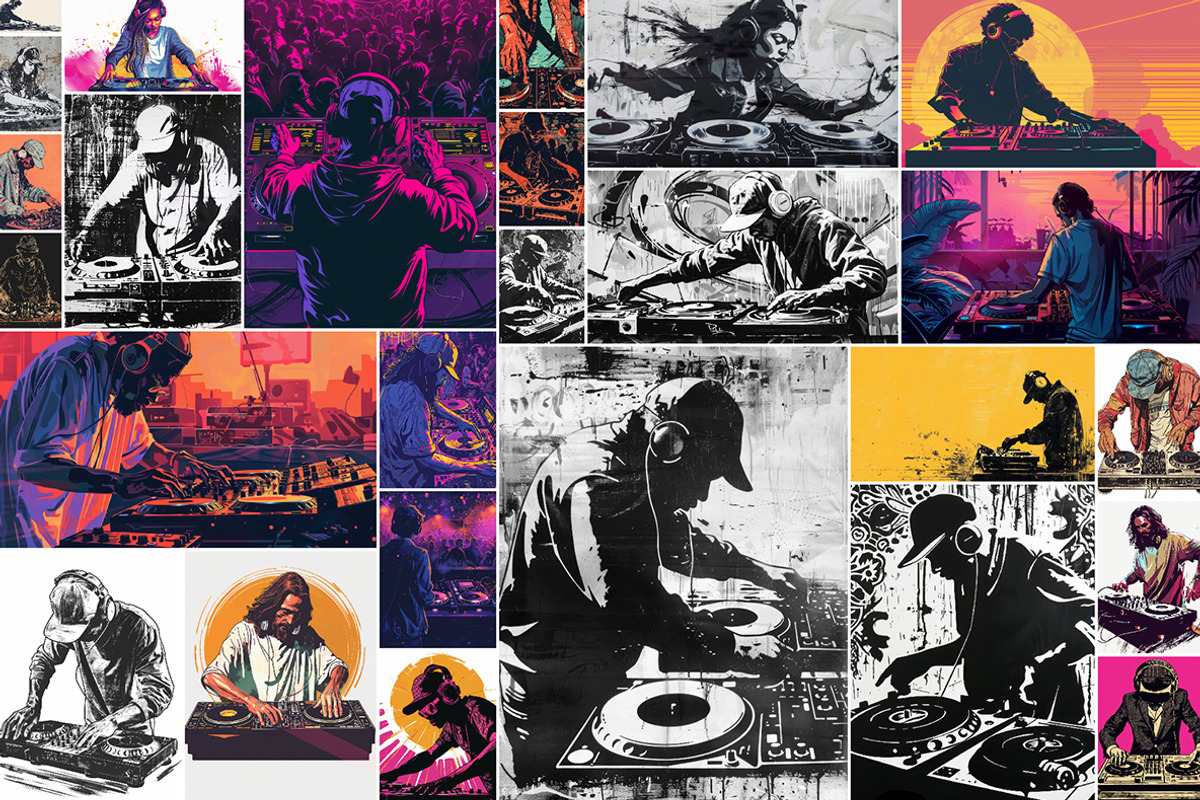 DJs- 103 illustrations, a Person Illustration by Handmadefont (Photo 2 of 18)