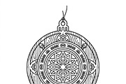 45 Christmas Tree Decorating Icons, an Outline Icon by adenpinkstore (Thumbnail 21 of 22)