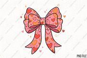 Valentines Day Coquette Bow PNG, an Illustration by CraftArtStudio (Thumbnail 1 of 4)