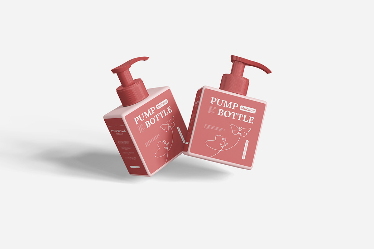 Pump Bottle Mockup, a Product Mockup by Indah (Photo 3 of 6)