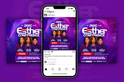 Esther Conference Church Flyer PSD, a Social Media Template by church flyer templates (Thumbnail 10 of 11)