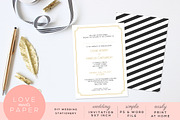 Wedding Invite Template I1001, an Invitation Template by Love Meets Paper (Thumbnail 1 of 2)
