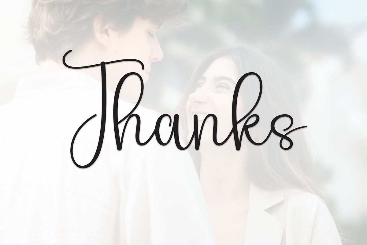 Darling Happy | Script Font, a Handwritten Font by Scratchones (Photo 9 of 9)
