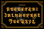 EnclosureBlack - Blackletter Font, a Blackletter Font by AQR Studio (Thumbnail 5 of 9)