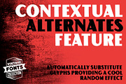 Ogar - 2 vintage fonts, a Font by Leitmotif (Thumbnail 3 of 5)