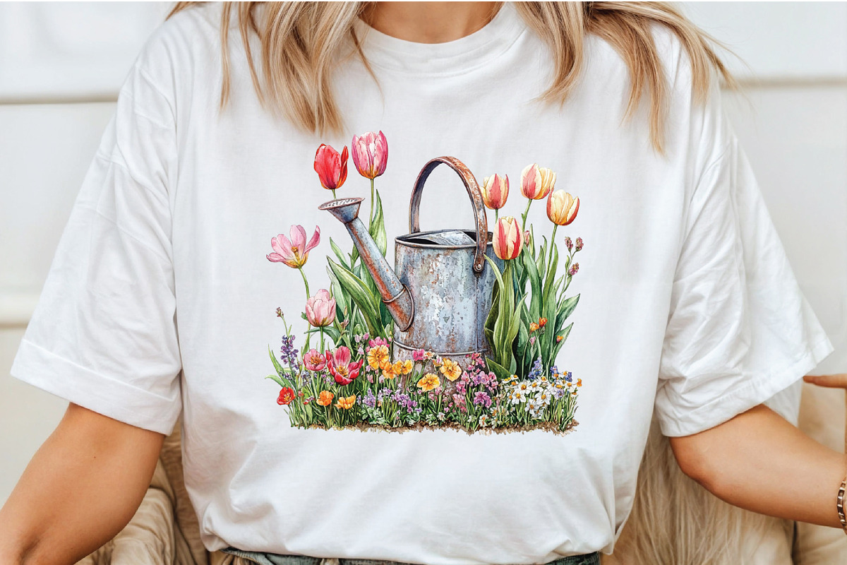 Gardening Watercolor Sublimation Cli, an Illustration by Libby Wishes (Photo 5 of 9)