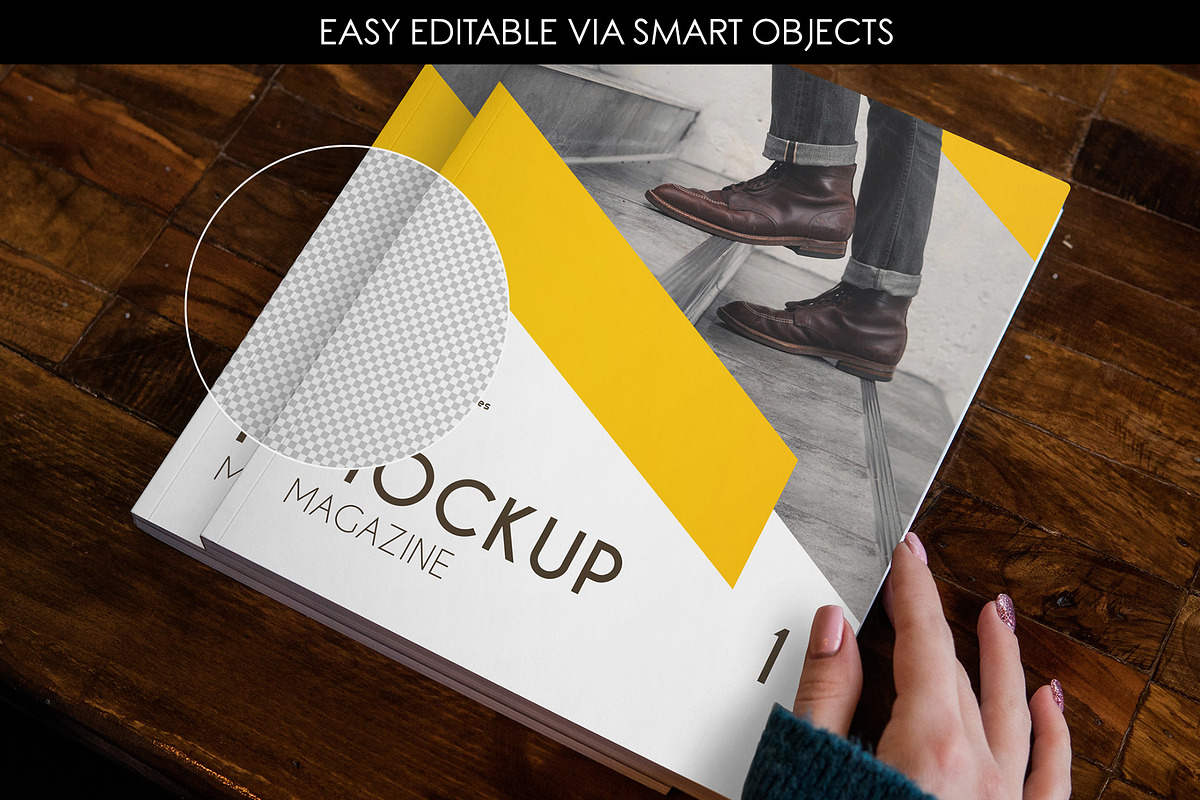 15 Magazine MockUps, a Books & Magazine Mockup by Free-PSD-Templates (Photo 3 of 7)