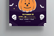 Halloween Night Party, a Flyer Template by MightyDesign (Thumbnail 3 of 8)