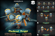 Medieval Knight, a Characters & Person 3D Model by Meshtint Studio (Thumbnail 1 of 4)