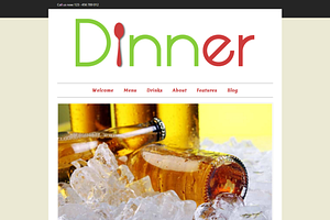 Dinner - Responsive Restaurant Theme