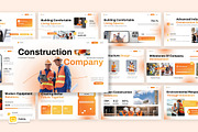 Construction Company Google Slides, a Presentation Template by Loin Studio (Thumbnail 1 of 4)