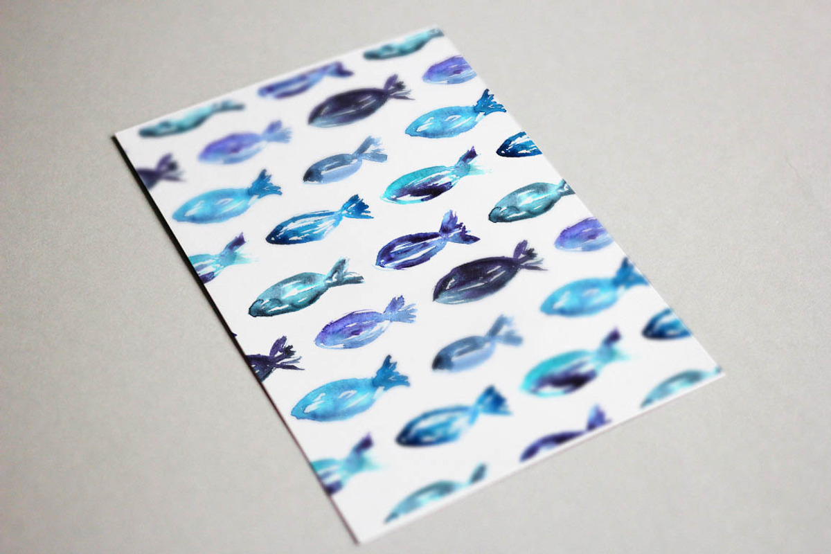Watercolor summer patterns (4+bonus), a Pattern Graphic by Katerina Tova (Photo 9 of 10)
