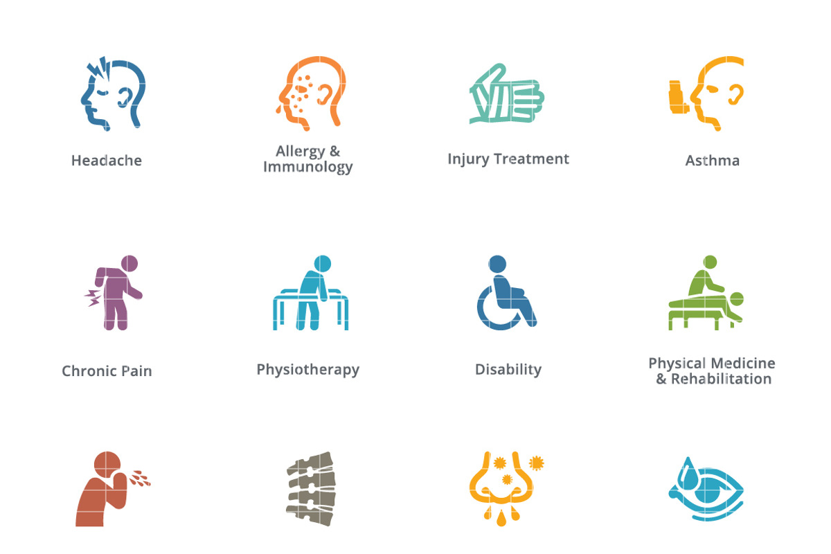 Health Conditions & Diseases Icons, an Icon by introwiz1 (Photo 2 of 3)