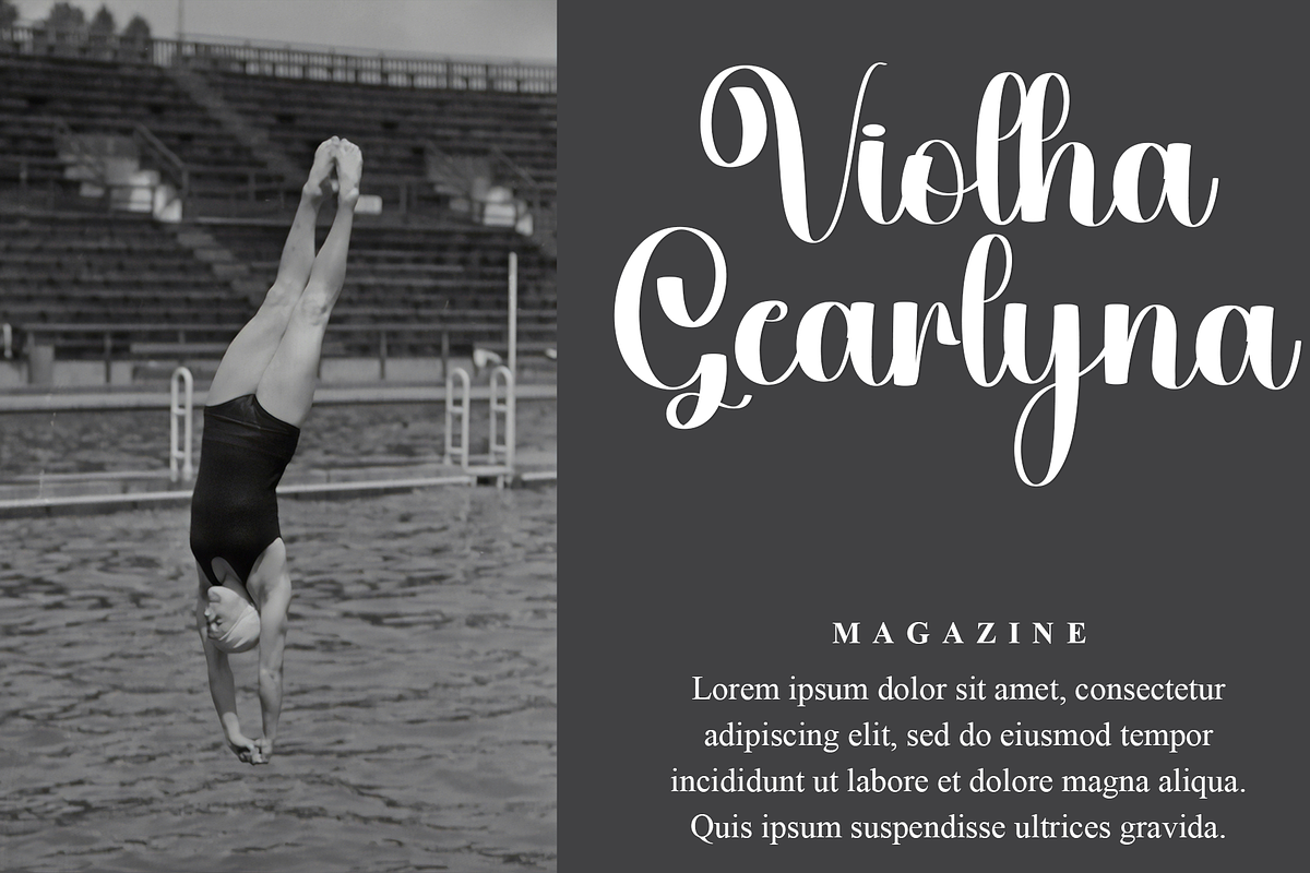 Vintage Groovy, a Handwritten Font by InermediaSTUDIO (Photo 3 of 8)