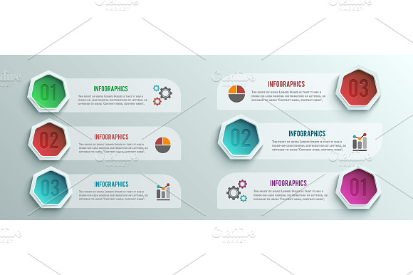 Business infographics banner preview 4