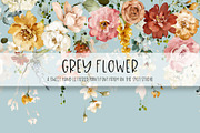grey flower, a Sans Serif Font by OnTheSpotStudio (Thumbnail 1 of 3)