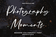 Photography Moments - Calligraphy, a Handwritten Font by Arendxstudio (Thumbnail 1 of 9)
