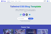 Blogg - Tailwind Theme (HTML + CSS), a HTML Template by tribo.studio (Thumbnail 3 of 7)