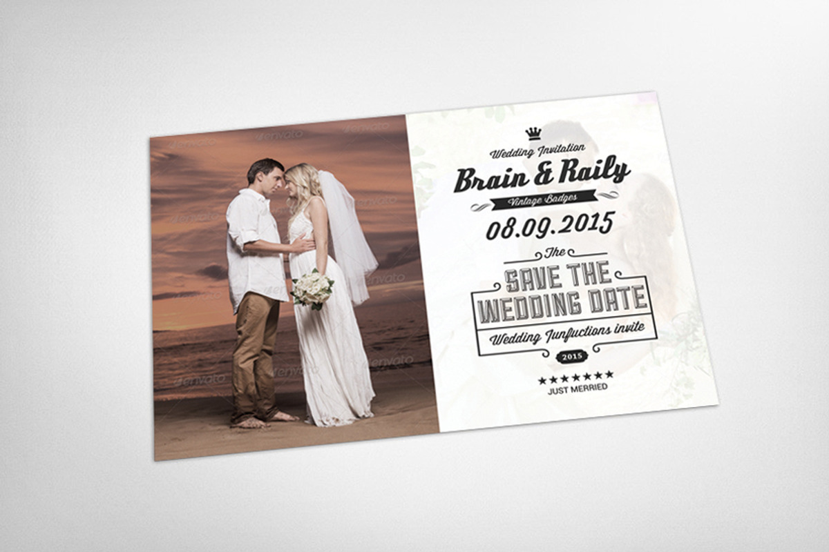 Invitation Postcard Template, a Card Template by graphicforest (Photo 3 of 3)