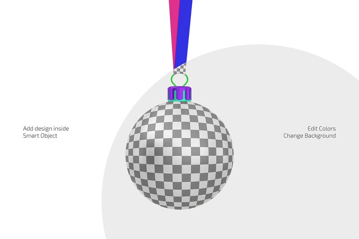 Christmas Ball Mockup Set, a Product Mockup by Country4k (Photo 3 of 4)