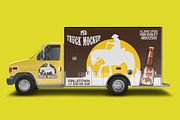 Realistic PSD Truck Mockup, a Product Mockup by Sinlatown (Thumbnail 4 of 5)