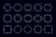 55 decorative monogram templates, a Branding & Logo Template by Mallinka (Thumbnail 2 of 3)