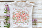 Valentine's Day Heart Coquette Bow, an Illustration by CraftArtStudio (Thumbnail 2 of 4)