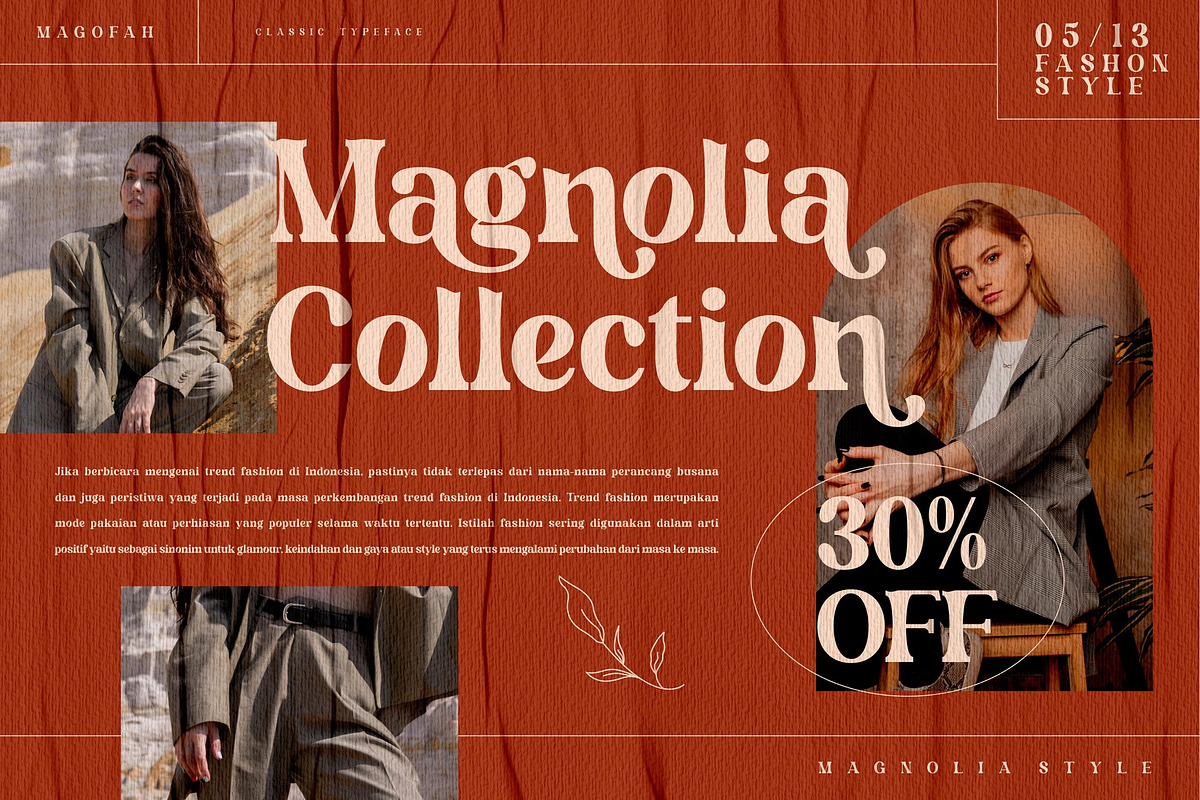 Magofah Modern Serif Font, a Script Font by Storytype Studio (Photo 4 of 9)