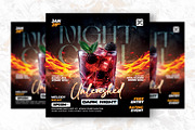 Night Chill Party Flyer Design, a Flyer Template by Shajib Shikder (Thumbnail 2 of 2)