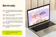 Purple Wix Store Template Bundle, a Wix Template by Template Twist Shop (Thumbnail 5 of 10)
