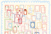 Whimsical Watercolor Frames, an Object Graphic by Purple (Thumbnail 5 of 10)