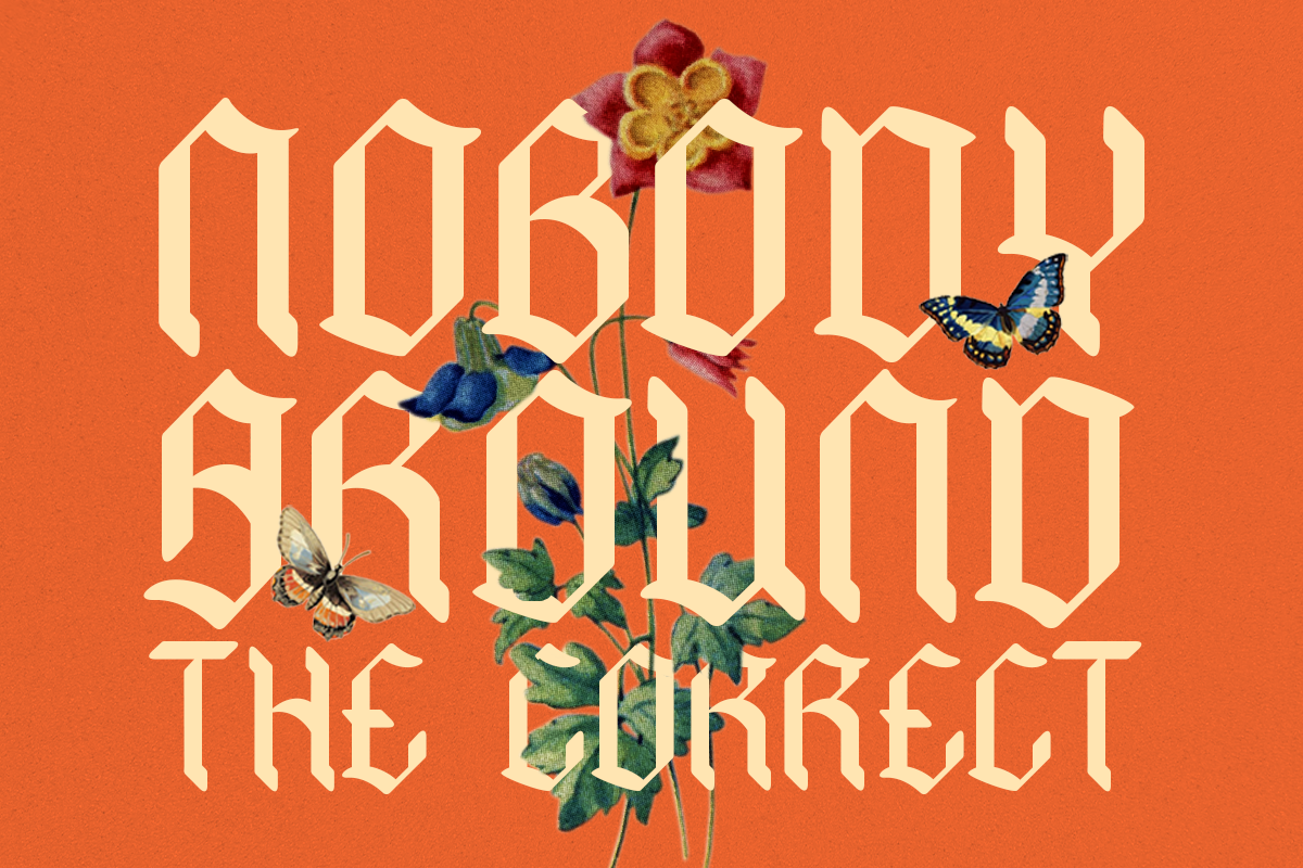 Hyacinth - Modern Blackletter, a Blackletter Font by Dharmas Foundry (Photo 7 of 15)