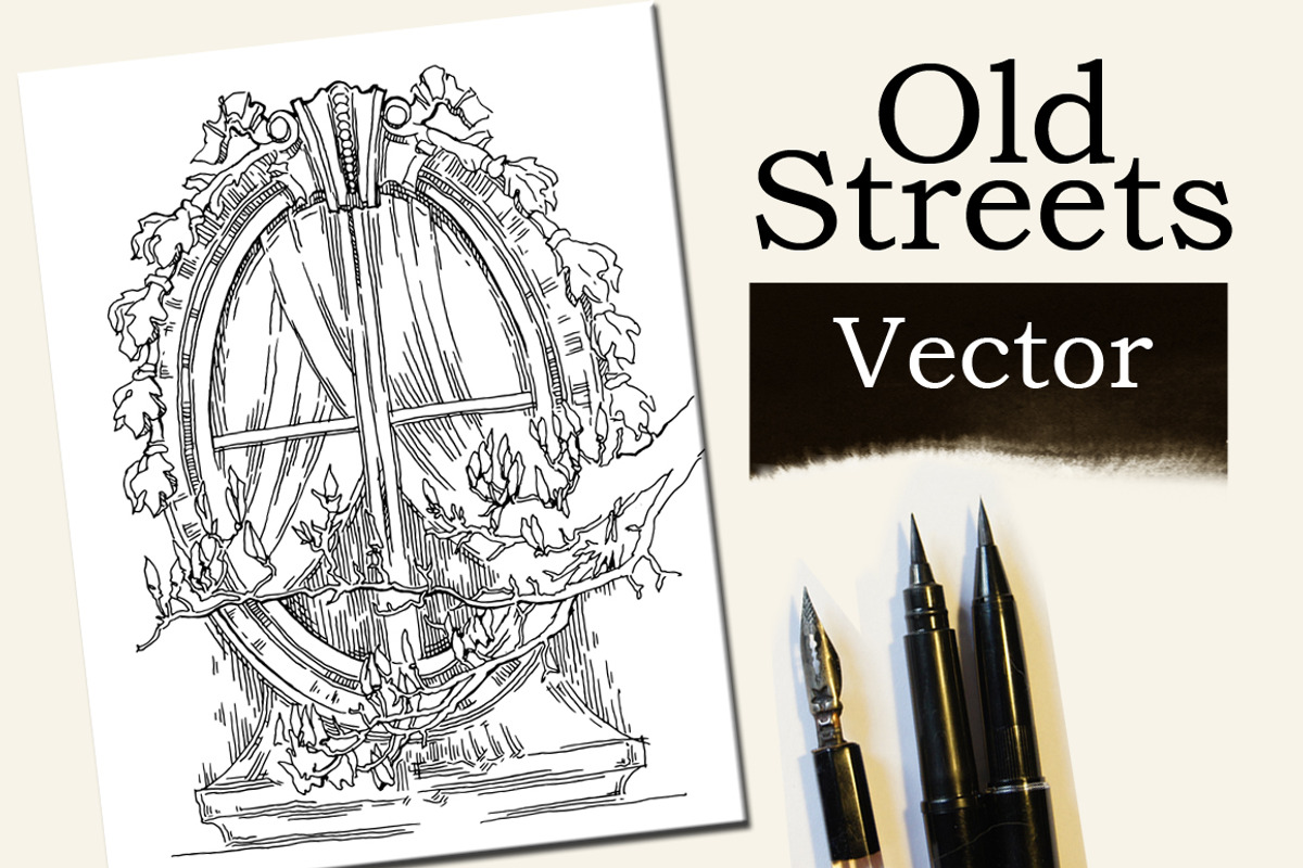Old Window, a Texture Illustration by Penndpaper