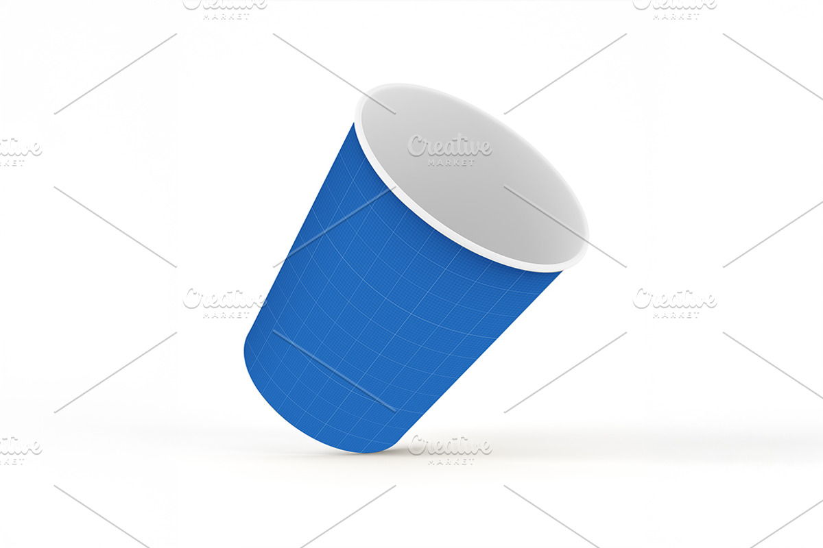 Small Paper Cup Mockup, a Cups & Container Mockup by Qaleb Studio