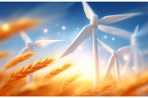 A collection of windmills generating, an Industrial Photo by ZinetroN