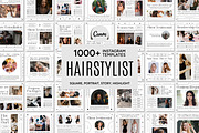Hairstylist Canva Template, a Social Media Template by Kalubuak (Thumbnail 1 of 10)