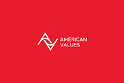 AV Logo for American Values Concept, a Branding & Logo Template by Signatoro (Thumbnail 2 of 3)