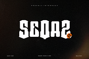 Seqaz - Heavy Bold Font, a Sans Serif Font by Iqsiart Studio (Thumbnail 1 of 7)