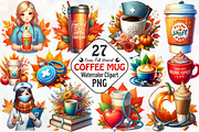 Nurse Fall Harvest Coffee Mug Clipar, an Illustration by RobertsArt (Thumbnail 1 of 7)