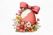 Whimsical Easter Eggs & Flower Png, an Illustration by Craft Nest (Thumbnail 10 of 11)